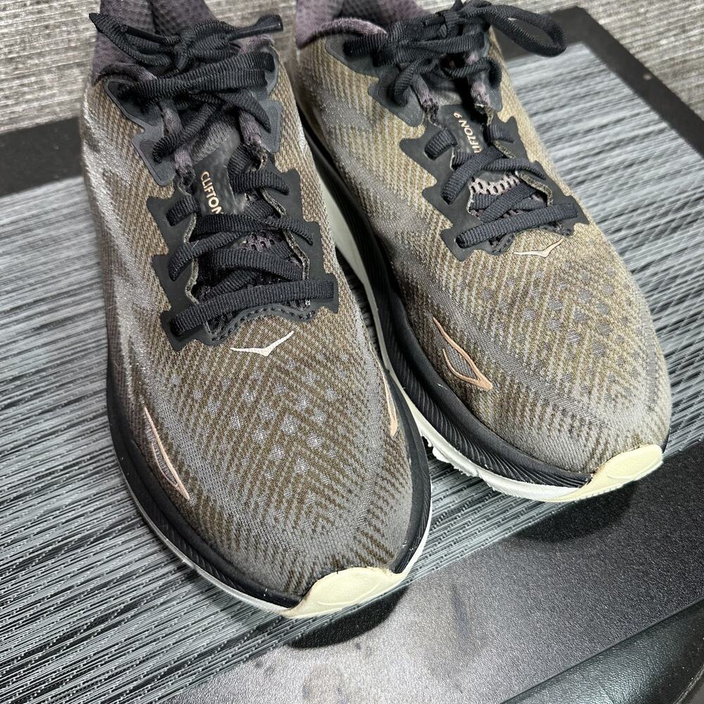 Hoka Clifton 9 Running Shoes Black Rose Gold 1132211 BRGL - Women's 9 B - Picture 5 of 16